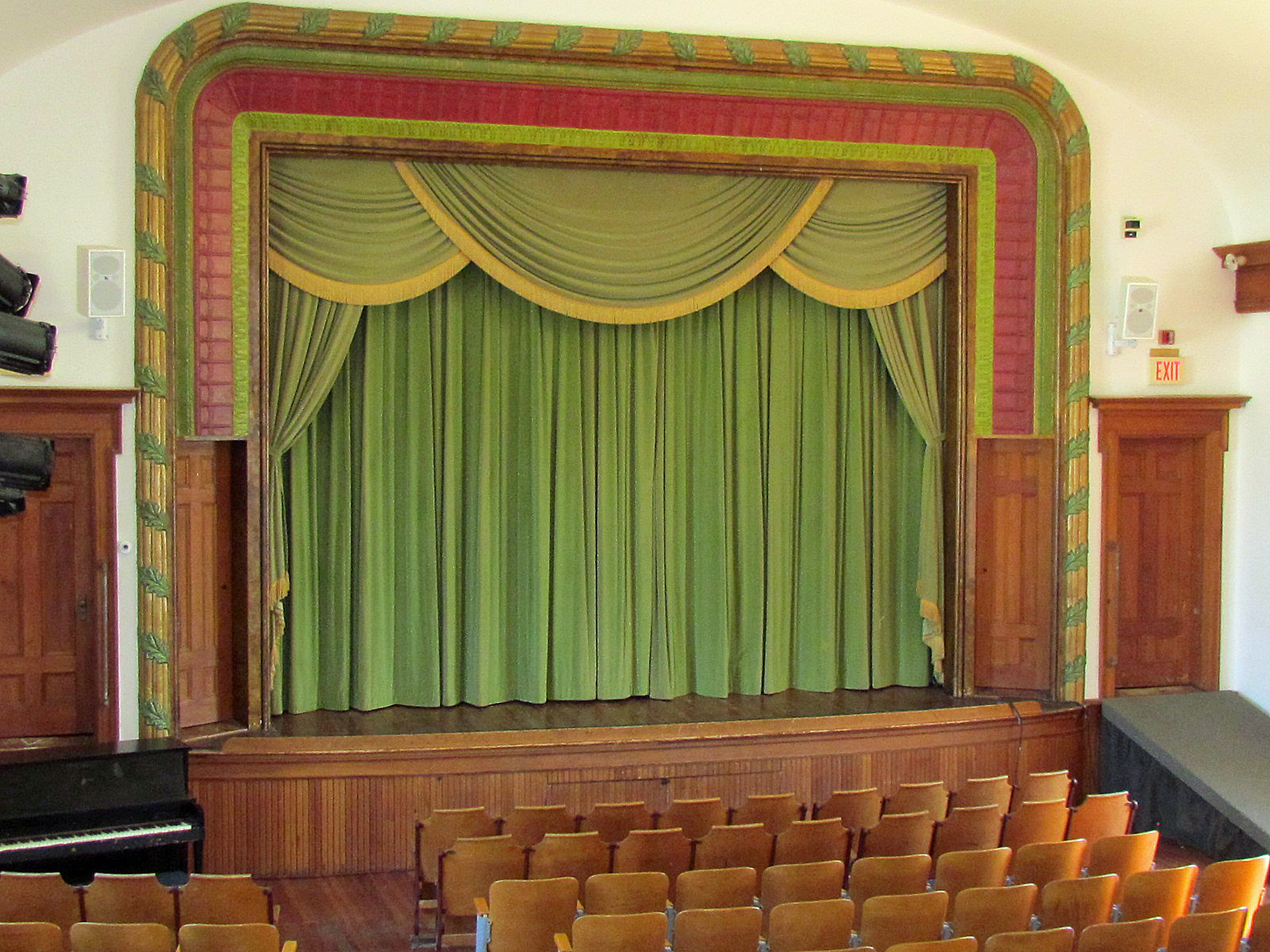 Stage with seats