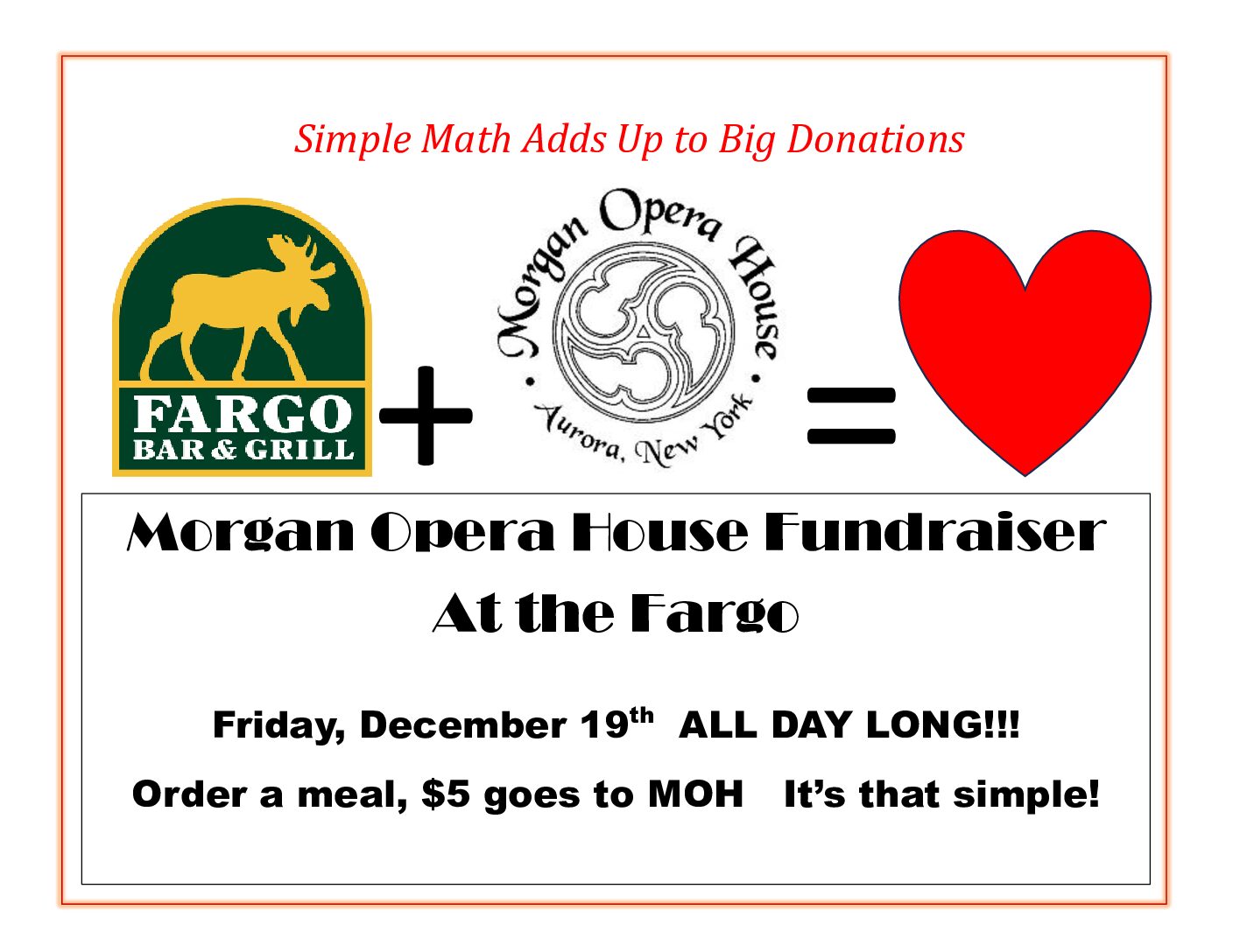 Fargo Fundraiser 12/19